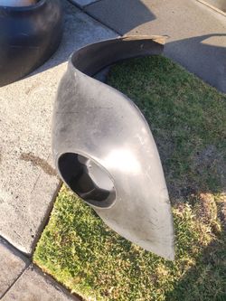 Vw bug single fiberglass flared front fender driver's side 66 and down $40