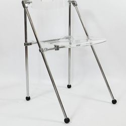 Modern Lucite Folding Chairs