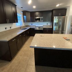 Kitchen Countertops , Cabinets ,Backsplash And Tile