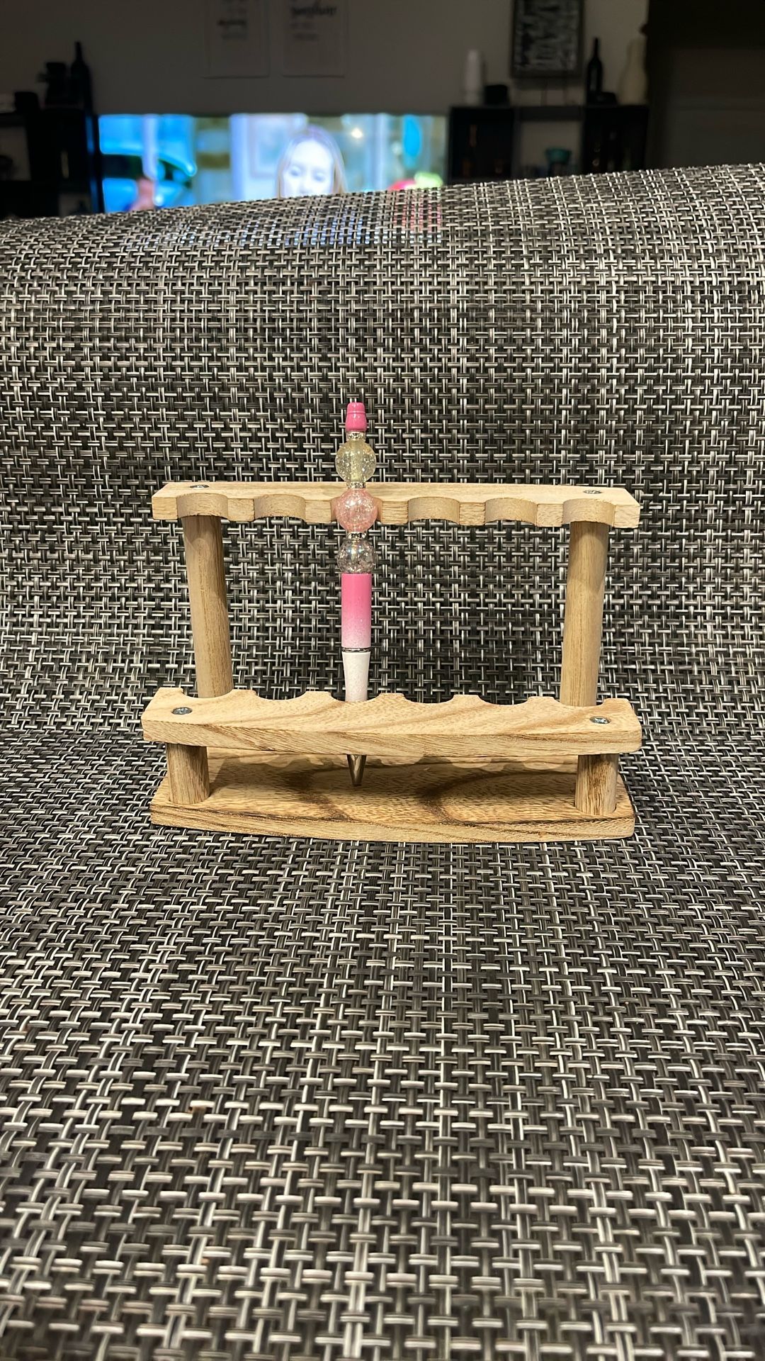 Pink Beaded Pen