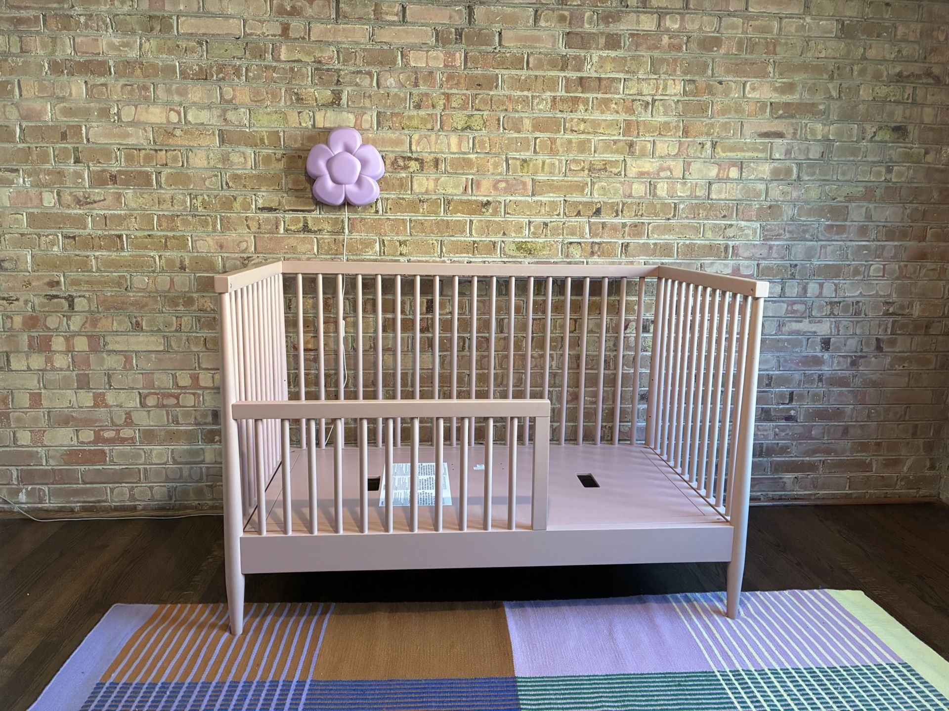 Hampshire Convertible Baby Crib + Toddler Rail (Crate & Barrel)