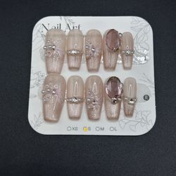 Press On Nails Size S Reusable Handmade