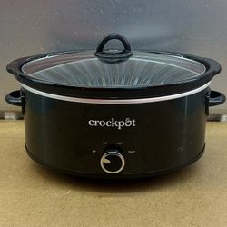 Sunbeam CROCK POT (Black)Oval 7-Quart SLOW Cooker 👀 (please read description)