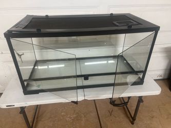 50-Gallon Front Opening Reptile Terrarium with Lights
