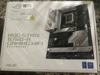 ASUS ROG Strix B760 -A Gaming wifi Motherboard & intel core i7-12700k Cpu