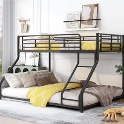Twin Over Queen Bunk Bed,