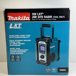 Brand New Makita 18V LXT Lithium-Ion Cordless Job Site Radio (Tool-Only) 