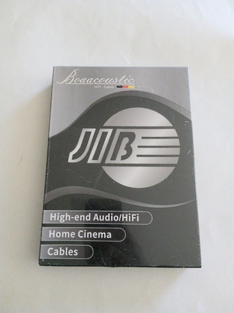 NEW Look At Pictures. Boaacoustic JIB High End Audio HiFi Home Cinema Cables