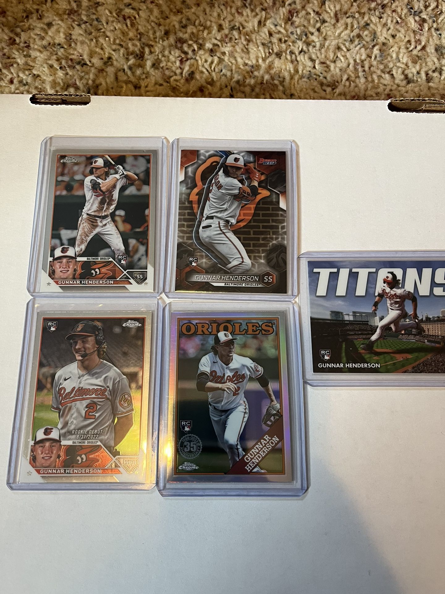 Gunnar Henderson Rookie Lot