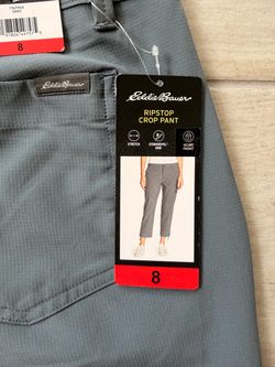 NWT Eddie Bauer Ladies' Size 8 Ripstop Crop Pants Gray West Las Vegas See My Listings Summerlin