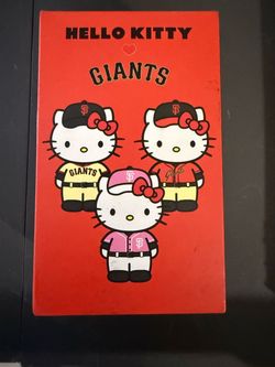 Hello Kitty X San Francisco Giants  plush keychain