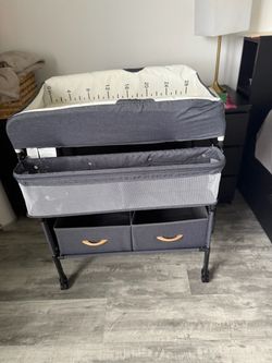 Portable Baby Changing Table with Drawers waterproof