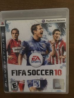 Sony PlayStation ps3 fifa soccer 10