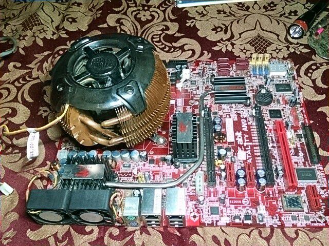 $25 ABIT FATALITY AN9 32X AM2 AMD GAMING MOTHERBOARD WITH COOLMASTER SPHERE $25