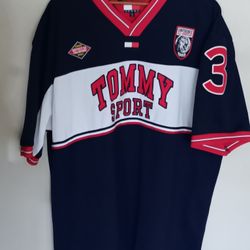 Vintage Tommy Hilfiger Sport Jersey Size 2xl Like New