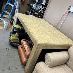 Wood large table