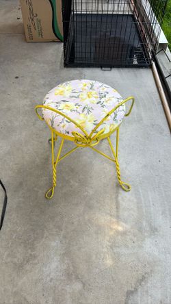 Antique Vanity Stool Bench