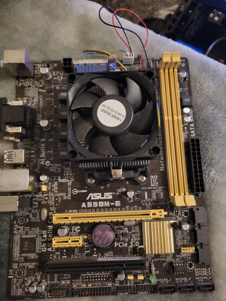 Computer motherboards and parts all working