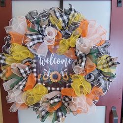 Handmade Welcome Wreath