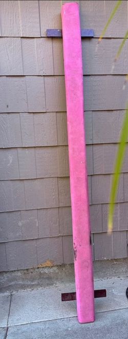 Balance beam for gymnastics