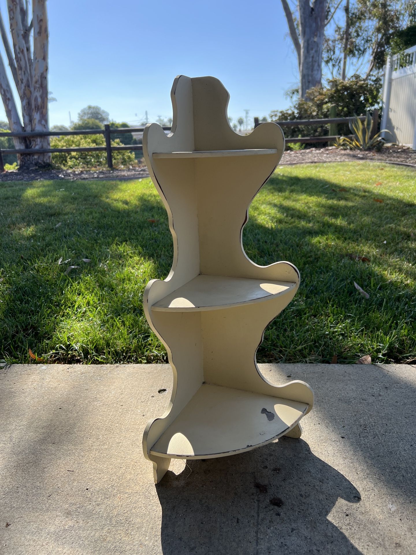 Solid Wood Corner Shelf