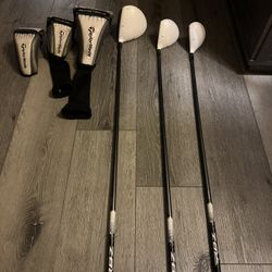 Taylormade RBZ DRIVER, 3 Wood, AND 2 Tour