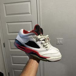 Air Jordan 5 Retro Low GS 'Fire Red' 2016