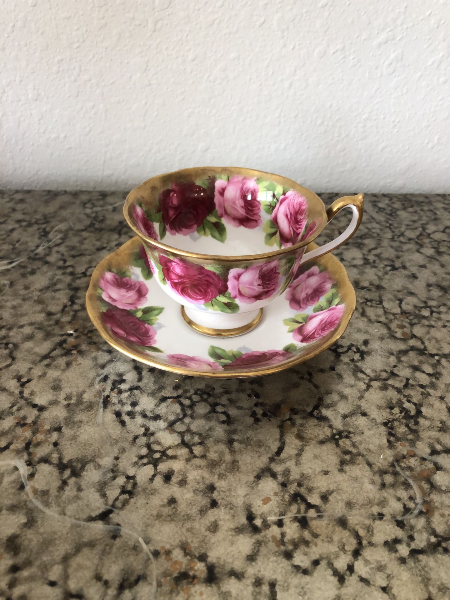 Royal Albert Mother’s Day Tea Cup & Saucer - Vintage 1940s - Bone China England