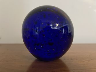  Colbalt Blue Art Glass 