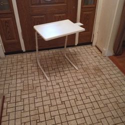 Kitchen Adjustable Folding Snack Table 