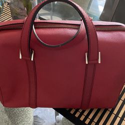 Red Kate Spade Bag With Crossbody Option
