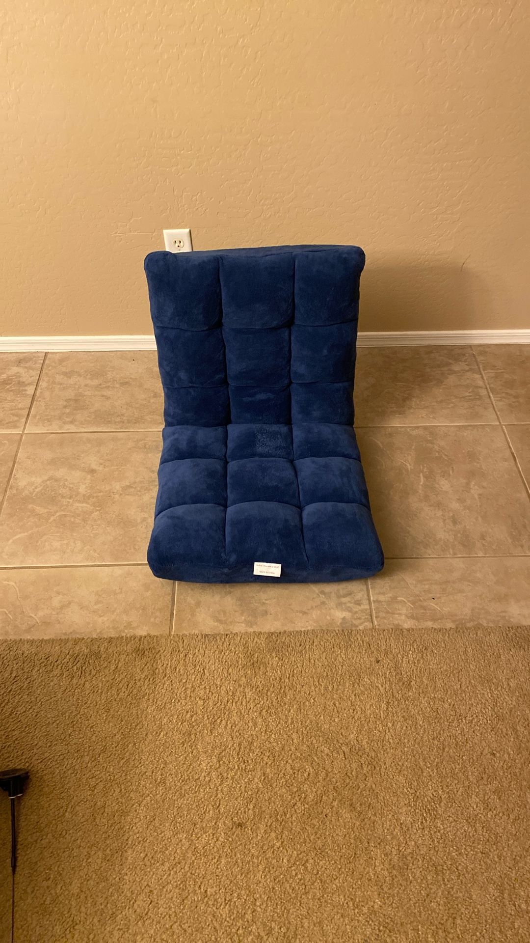 Gaming Floor Chair Dark Blue