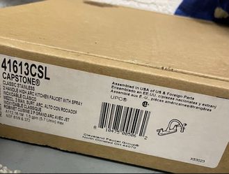 New Moen Stainless Kitchen/Laundry Faucet