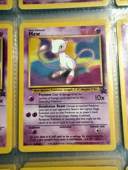 Pokemon Mew Blackstar promo