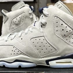 Air Jordan 6 Georgetown Retro GREY SHOES  