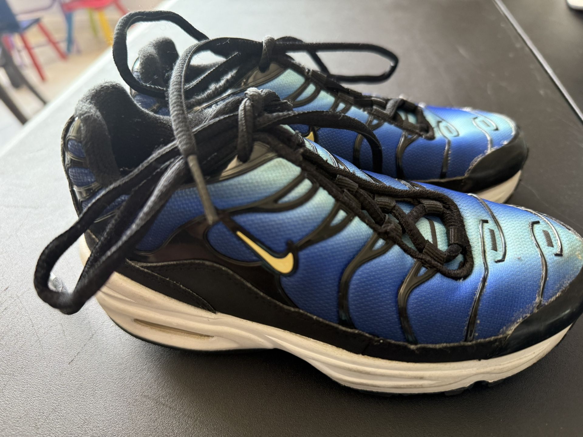 Nike Blue and Black Air Max Sneakers