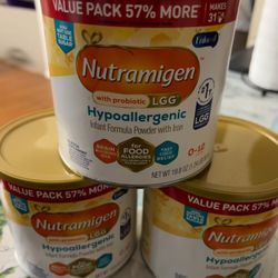 Big Cans Nutramigen Each 19.8 OZ Each 30$ I have 3 Cans All 85$