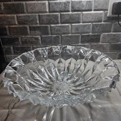 Crystal glass bowl