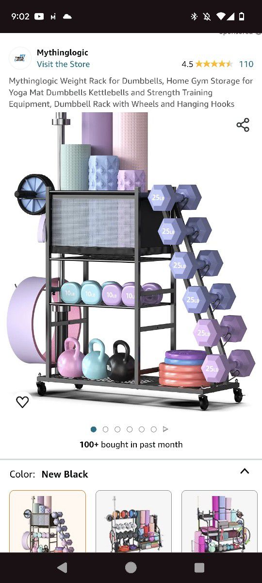 $50 HOME GYM WEIGHT RACK