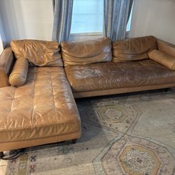 Article Leather Sectional Couch