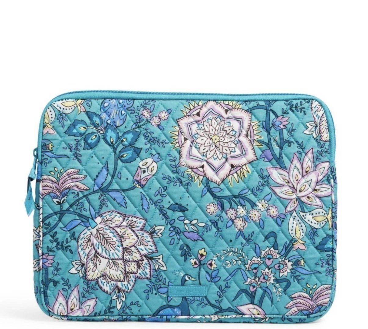 Vera Bradley 14" peacock garden laptop sleeve