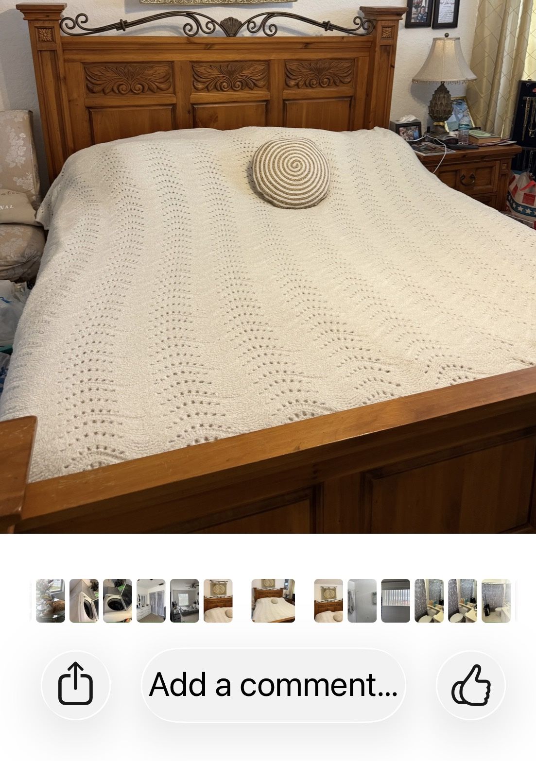 Broyhill master Bedroom King Size Bed Complete Set