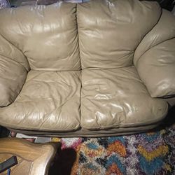 2 Seat Leather Sofa