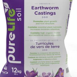 Pure Life ;Soil , Organic Worm Casting 