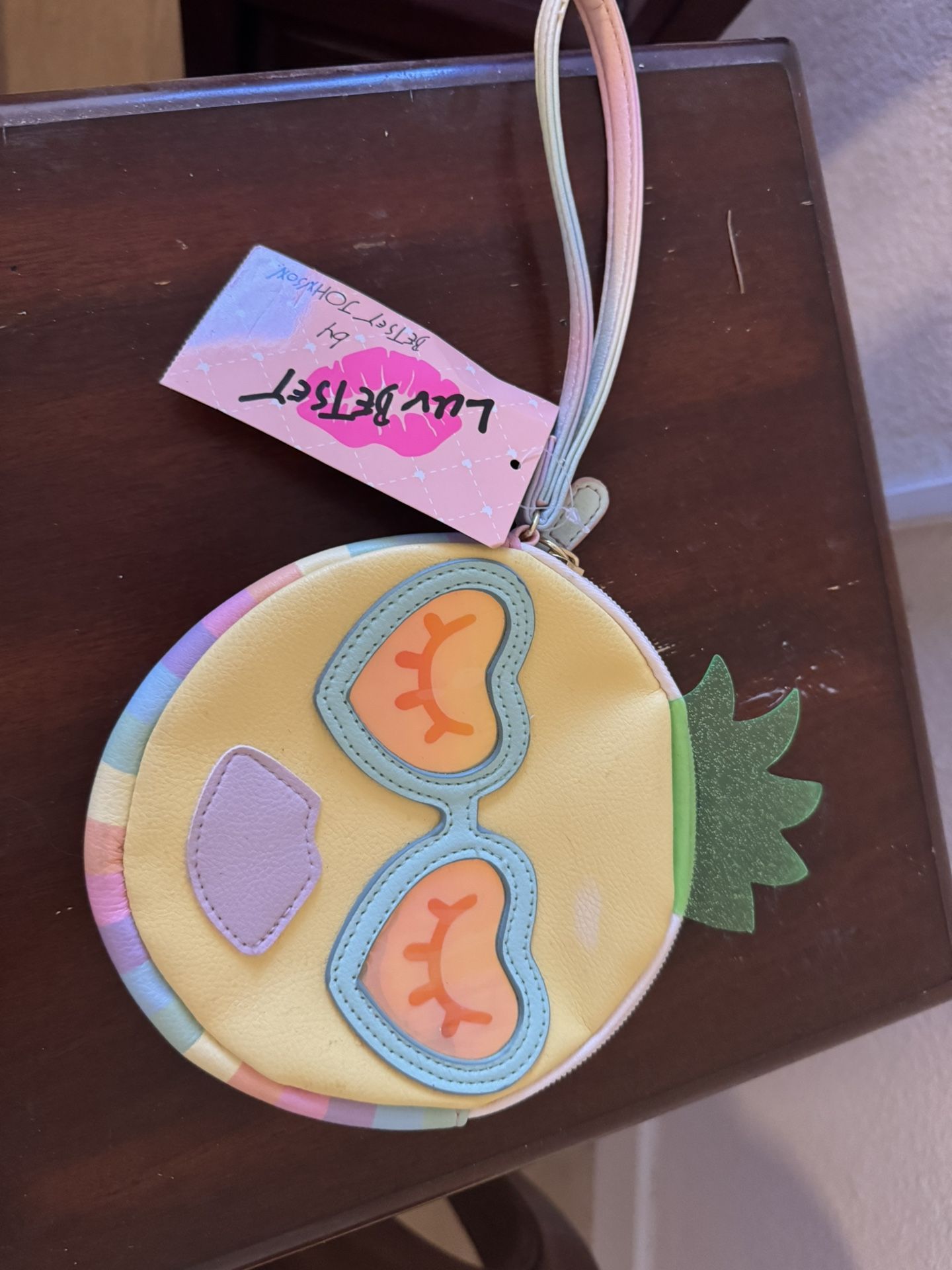Betsey Johnson Pineapple Coin Purse