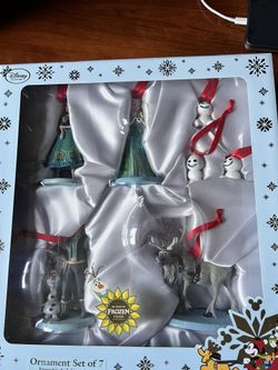 Disney Store Frozen Christmas Ornaments