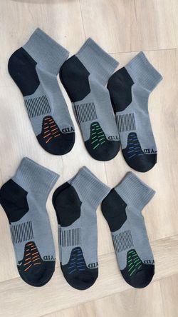 APTYID Men's Athletic Running Quarter Ankle Socks (6 Pairs)size: 9-12