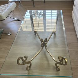 Italian Style Glass Coffee Table