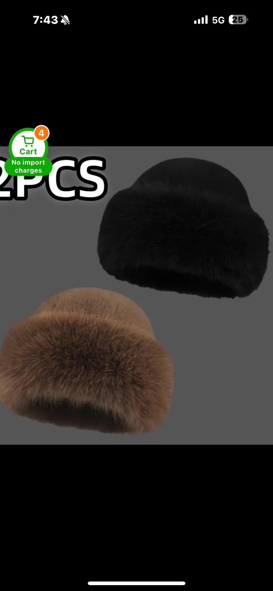 Fox Fir Women Hats New