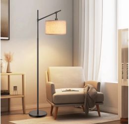 EDISHINE Banty 63.8'' Arched/Arc Floor Lamp, Foot switch, Slim arched frame